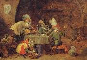 David Teniers Smokers and Drinkers Germany oil painting artist